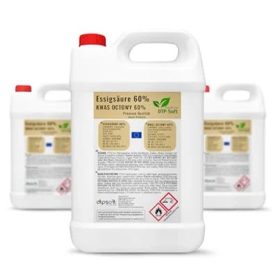 Image de 3 x 5 l d&#039;acide acétique 60 % d&#039;essence de vinaigre qualité supérieure (15 l)