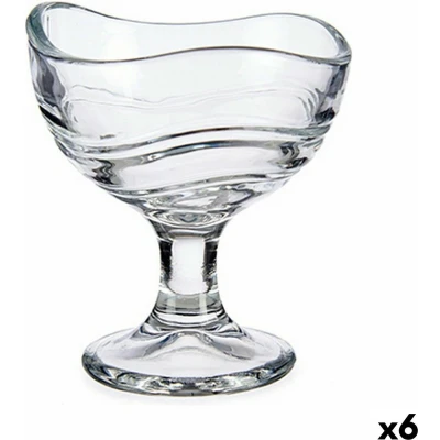 Afbeelding van Glas voor ijs en milkshakes Transparant 6 Stuks (135 ml)