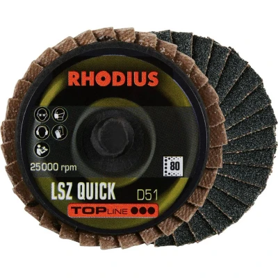 Afbeelding van Rhodius 303932 LSZ QUICK Lamellenschijf RVS, Staal, Non ferrometaal 10 stuk(s)