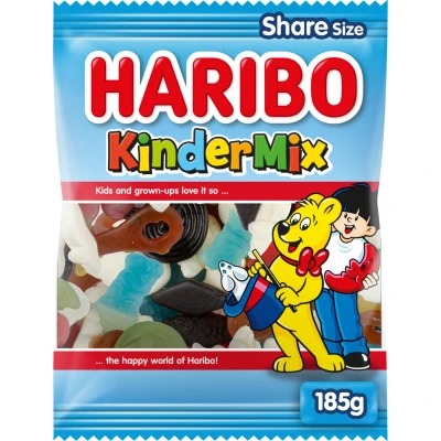 Afbeelding van 4x Haribo Kindermix 185 gr