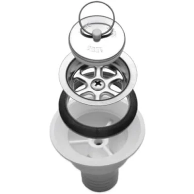 Afbeelding van Dometic Smev Rechte Afvoerplug 25 Mm Wit Tankdoorvoeren &amp; Afvoerpluggen