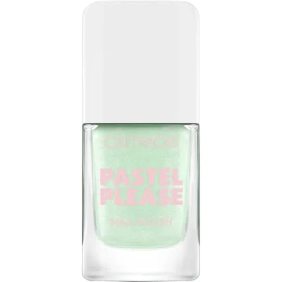 Afbeelding van Catrice Pastel Please Nagellak nr. 040, groen, duurzaam, sterk gepigmenteerd, glinsterend, intense kleur, zonder aceton, veganistisch, microplasticdeeltjes, parfum, 10,5 ml