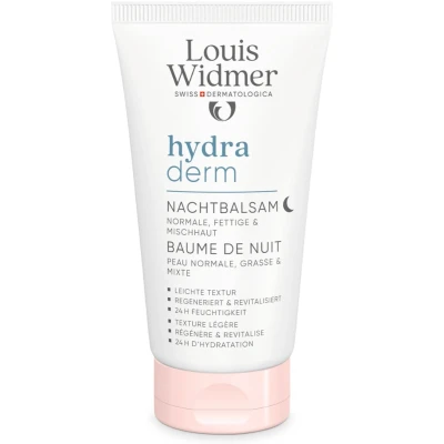 Afbeelding van Louis Widmer Hydraderm Nachtbalsem Licht Geparfumeerd Crème 50ml