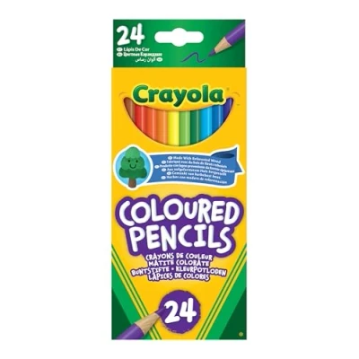 Afbeelding van Crayola Kleurpotloden 24 Sterke Potloodstiften Voor Kinderen Heldere Kleuren
