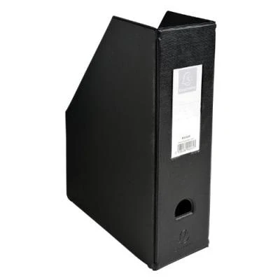 Image de Porte revues pvc dos 100mm noir exacompta 90161e