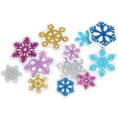 Afbeelding van Colorations Glitter Foam Sneeuwvlokken, 300st.