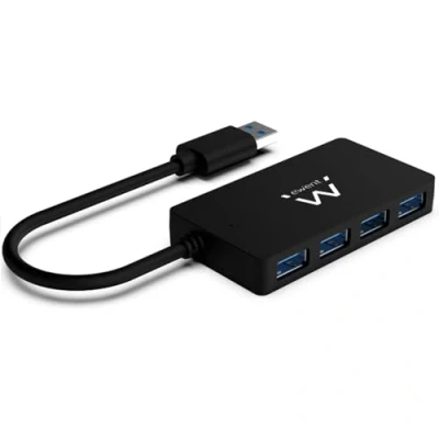 Afbeelding van Hub USB Ewent EW1136 4 x 3.0 Zwart