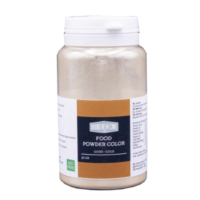 Afbeelding van BrandNewCake Kleurpoeder Goud 25g (vette massa)