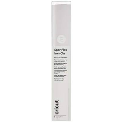 Afbeelding van Cricut SportFlex Iron On 28x60cm Wit