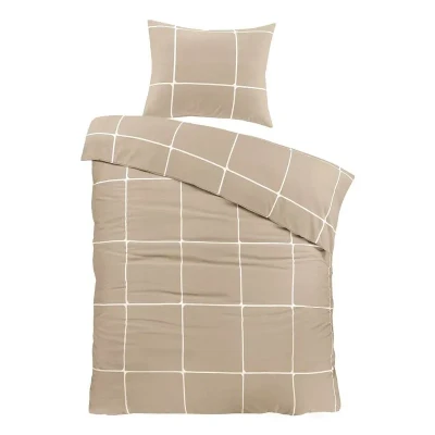 Afbeelding van Day Dream Stan Dekbedovertrek Eenpersoons 140x200/220 cm Beige