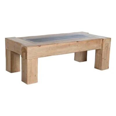 Afbeelding van Hoofdtafel Home ESPRIT Spar Hout MDF 140 x 70 46 cm