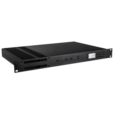 Afbeelding van Akasa Galileo TU1 Dunne Mini ITX 1U behuizing, OEM (Dunne ITX), PC Zwart