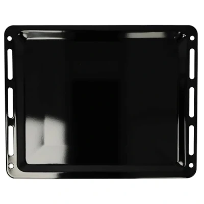 Afbeelding van vhbw Bakplaat geschikt voor Neff oven 45,5 x 36,1 2 cm, antiaanbaklaag, geëmailleerd, zwart