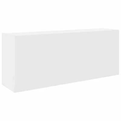 Afbeelding van Badkamerwandkast 100x25x40 cm bewerkt hout wit