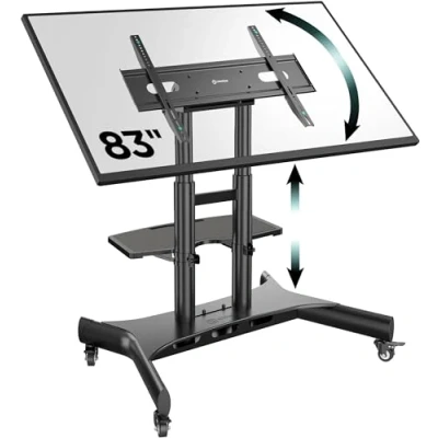 Afbeelding van ONKRON TV beugel en interactieve aanraakpanelen voor 50&quot; tot 83&quot; LCD LED Plasma schermen Exclusief kantelsysteem Maximale belasting 65 kg