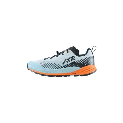 Afbeelding van Lowa Amplux 2 Sportieve wandelschoenen, Heren, Maat: 41, Nebelblau/orange Textiel