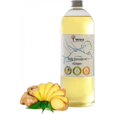 Afbeelding van Verana Massageolie Gember 1L