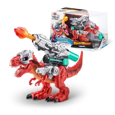 Afbeelding van Robo Alive 71101 Dino Wars Mega T Rex reus, elektronisch, dinosaurus, vechtspeelgoed, 30 cm