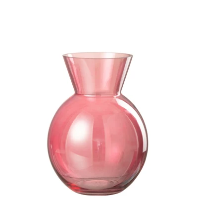 Afbeelding van Jonckheere Collectie Bolle vaas glas rood large