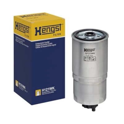 Afbeelding van HENGST FILTER H121WK Brandstoffilter Opschroeffilter BMW: 3 Saloon, FIAT: Multipla, Punto II Hatchback, Marea Weekend, ALFA ROMEO: 156 Saloon