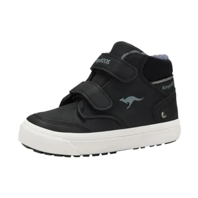 Afbeelding van KangaROOS Kavu Primo V Sneakers voor kinderen, uniseks, Veelkleurig (Jet Black Steel Grey)