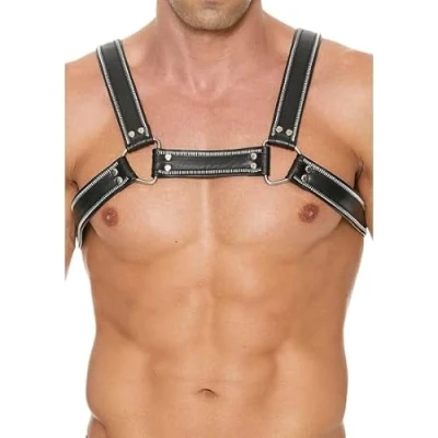 Afbeelding van Shots Ouch! Z Series Borst Bulldog Harnas S/M black