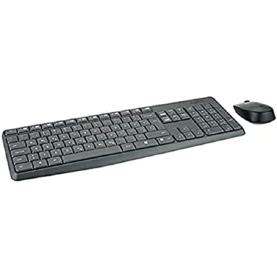 Afbeelding van Randapparaten: Toetsenborden: Logitech MK235 toetsenbord Inclusief muis USB QWERTZ Slovaaks Grijs