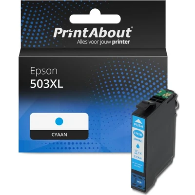 Afbeelding van Huismerk Epson 503XL (C13T09R24010) Inktcartridge Cyaan Hoge capaciteit