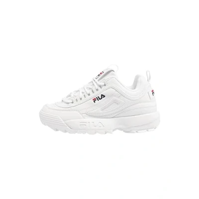 Image de Chaussures basses cuir ou simili Fila Disruptor low Blanc l taille : 40 réf 76871