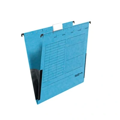 Afbeelding van Falken UniReg Hangmap, A4, linnenbescherming, blauw, 5 stuks