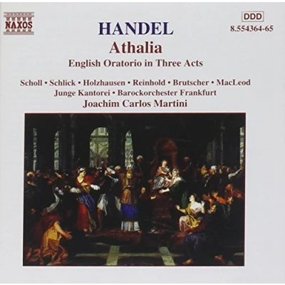Afbeelding van Barockorchester Frankfurt, Joachim Carlos Martini Athalia, English Oratorio In Three Acts (2 CD)