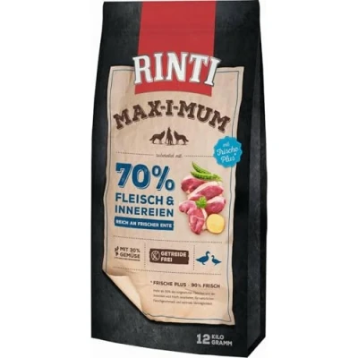 Afbeelding van RINTI Max i Mum Eend Hondenvoer 12 kg