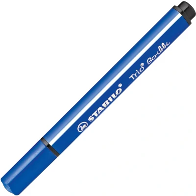 Afbeelding van STABILO Trio Scribbi Viltstift Blauw per stuk