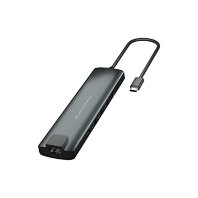Afbeelding van Hub USB Conceptronic DONN06G Grijs 9 in 1