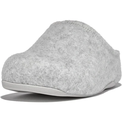 Afbeelding van FitFlop Mule / Clog tiptoe grey Dames Sloffen Grijs 39