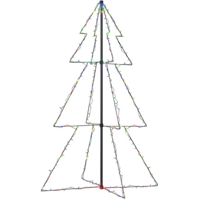 Afbeelding van Kegelkerstboom 200 LED&#039;s binnen en buiten 98x150 cm