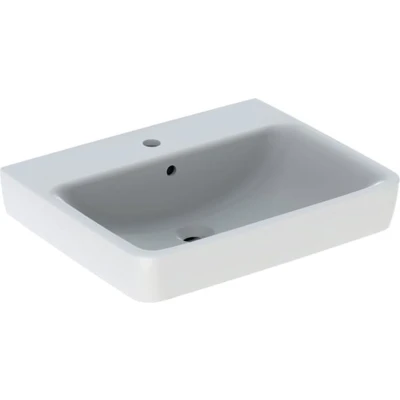 Afbeelding van Geberit Renova Plan meubelwastafel wit (60 x 48 cm) 1 kraangat, met
