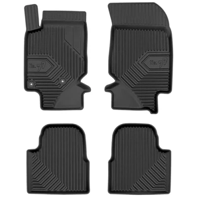Afbeelding van M MOTOS Rubberen vloermat voor Peugeot 2008 II sinds 2019 Verbeter je reiscomfort met de zwarte antislip mat Auto nr. 77 automat alle weersomstandigheden, bescherming tegen vuil