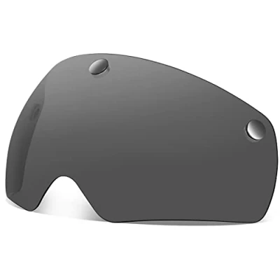 Afbeelding van VICTGOAL Magnetische brillenhelm, stofdicht, winddicht, voor fietshelm, sport, veiligheid, fiets, vizier, (zwart)