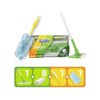 Afbeelding van 2e halve prijs: Swiffer Stof wis Systeem Vloeren Combi Pet Starterkit