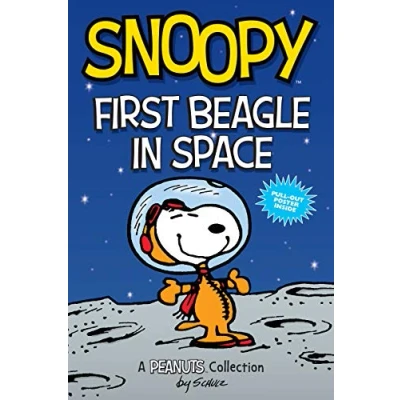 Afbeelding van Snoopy First Beagle in Space Peanuts AMP Series Book 14 A Collection Volume Kids