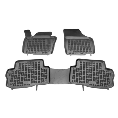 Afbeelding van REZAW PLAST 200112A Vloermatset Rubber voor en achter 3 Zwart VOLKSWAGEN: Sharan II