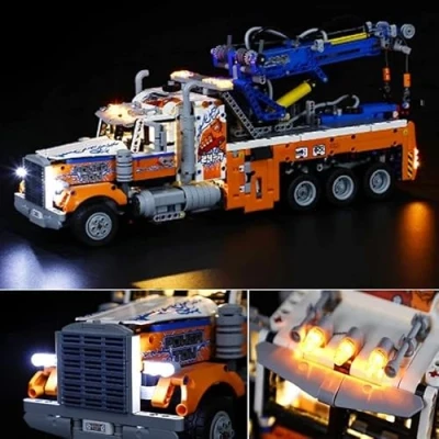 Afbeelding van Lego Technic 42128 USB sleepwagen verlichtingsset bouwstenen model niet inbegrepen