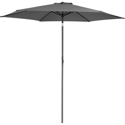 Afbeelding van Kingsleeve Parasol Ø300cm UV bescherming 50+ Slinger Antraciet