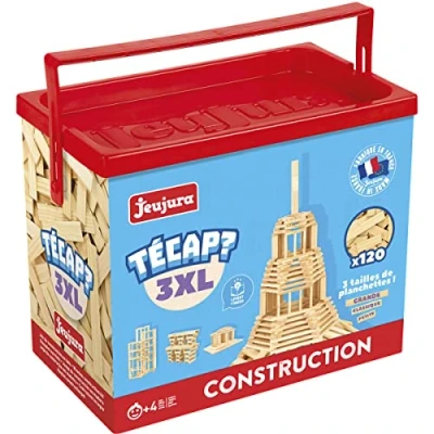 Afbeelding van Jeujura 8321 Tecap spellen vanaf 4 jaar 3XL formaat 3 plankmaten voor keer meer constructie Made in France