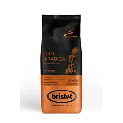 Afbeelding van Bristot 100% Arabica Gemalen Koffie 250 gram