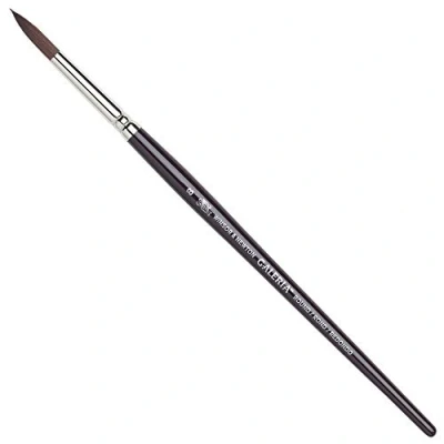 Afbeelding van Winsor &amp; Newton Galeria Acrylverf Penseel ronde vorm korte steel No. 8 kwast 4,9mm