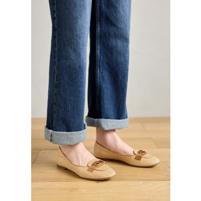 Afbeelding van Tamaris Instappers, Dames, Maat: 37, Nature Leer/ synthetisch