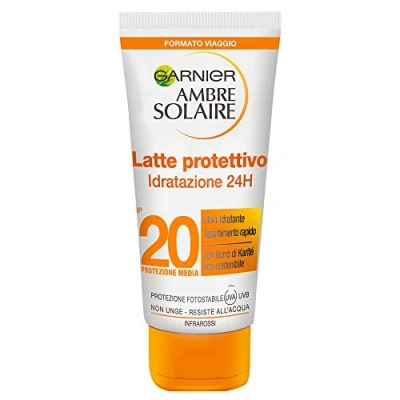 Afbeelding van Garnier Ambre Solaire Zonnebrandcrème 50 ml (SPF 20)