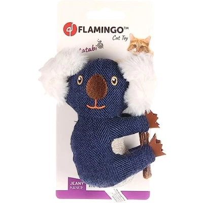 Afbeelding van Flamingo Jeany Speelgoed Katten Ps Koala Blauw 13cm 1st 135110